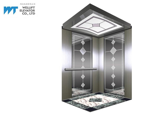 Design de interiores de alta qualidade opcional do elevador do passageiro da cabine luxuosa do elevador