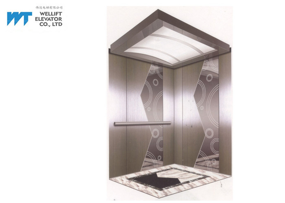 Decoração moderna da cabine do elevador da forma para o elevador do passageiro do shopping