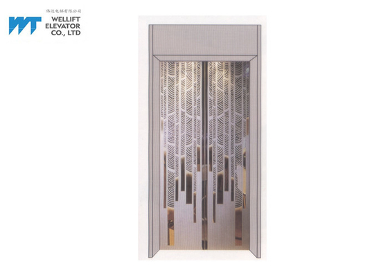 Decoração da cabine do elevador com a porta luxuosa do elevador para o elevador moderno do hotel