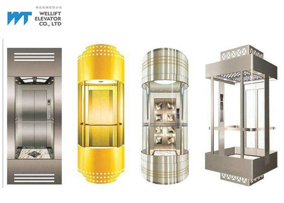 A vária cabine dá forma à viagem máxima 100M do elevador de vidro panorâmico com movimentação Gearless