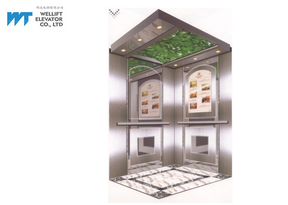 Decoração da cabine do elevador do projeto do espelho para o elevador do shopping