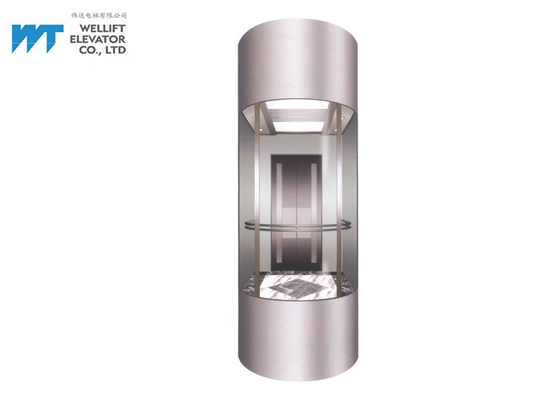 Máquina Gearless da tração do PM do design de interiores universal do táxi de elevador para o elevador da observação